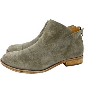 Kork Ease Women’s Suede Leather Taupe Chelsea Ankle Boots